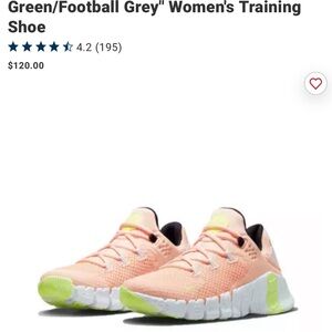 🧡NIKE FREE METCON💛